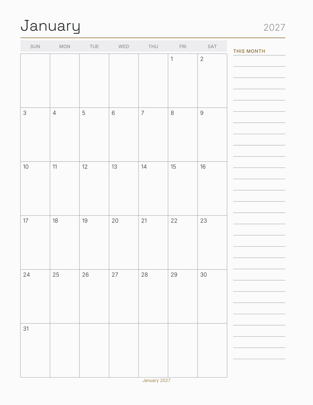 The Trucker's Planner 2027 — sample page 6