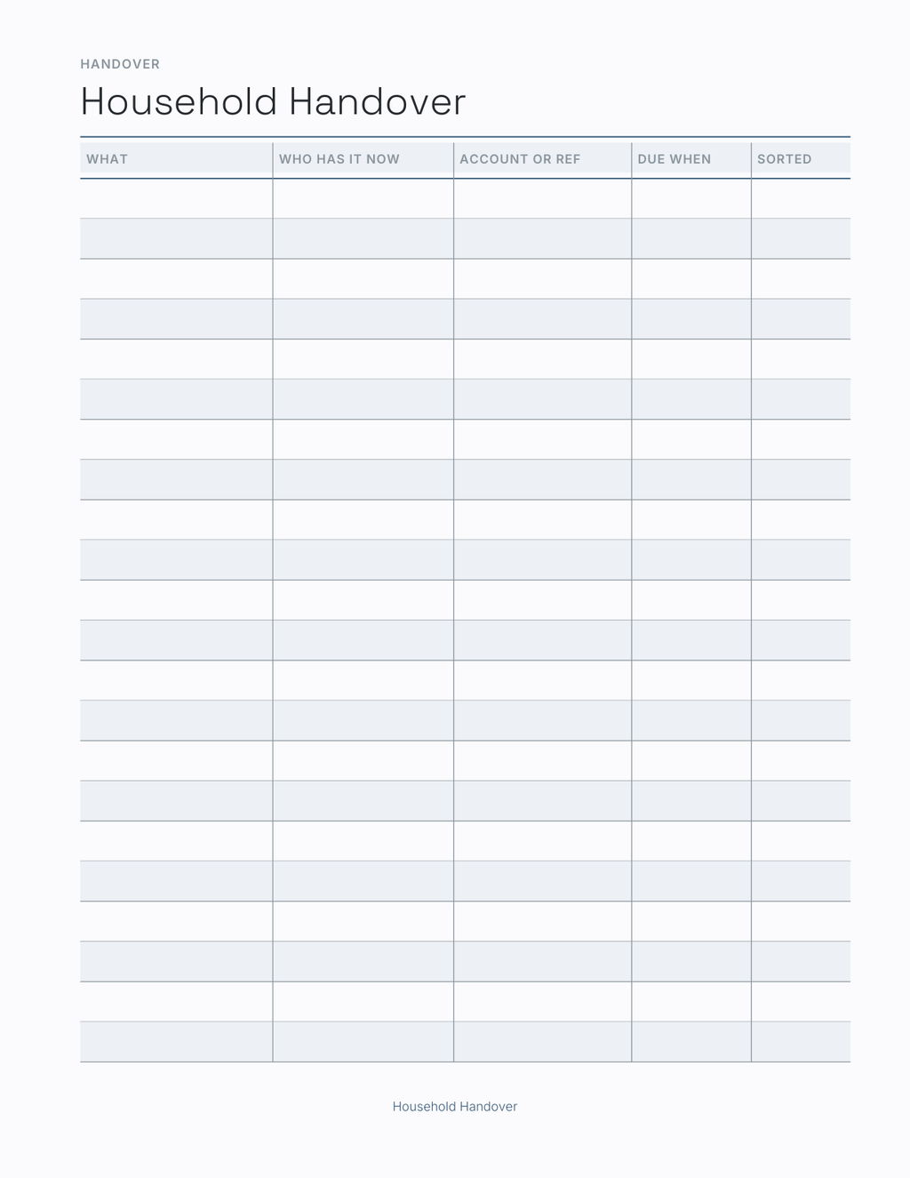The Deployment Planner 2027 — sample page 3