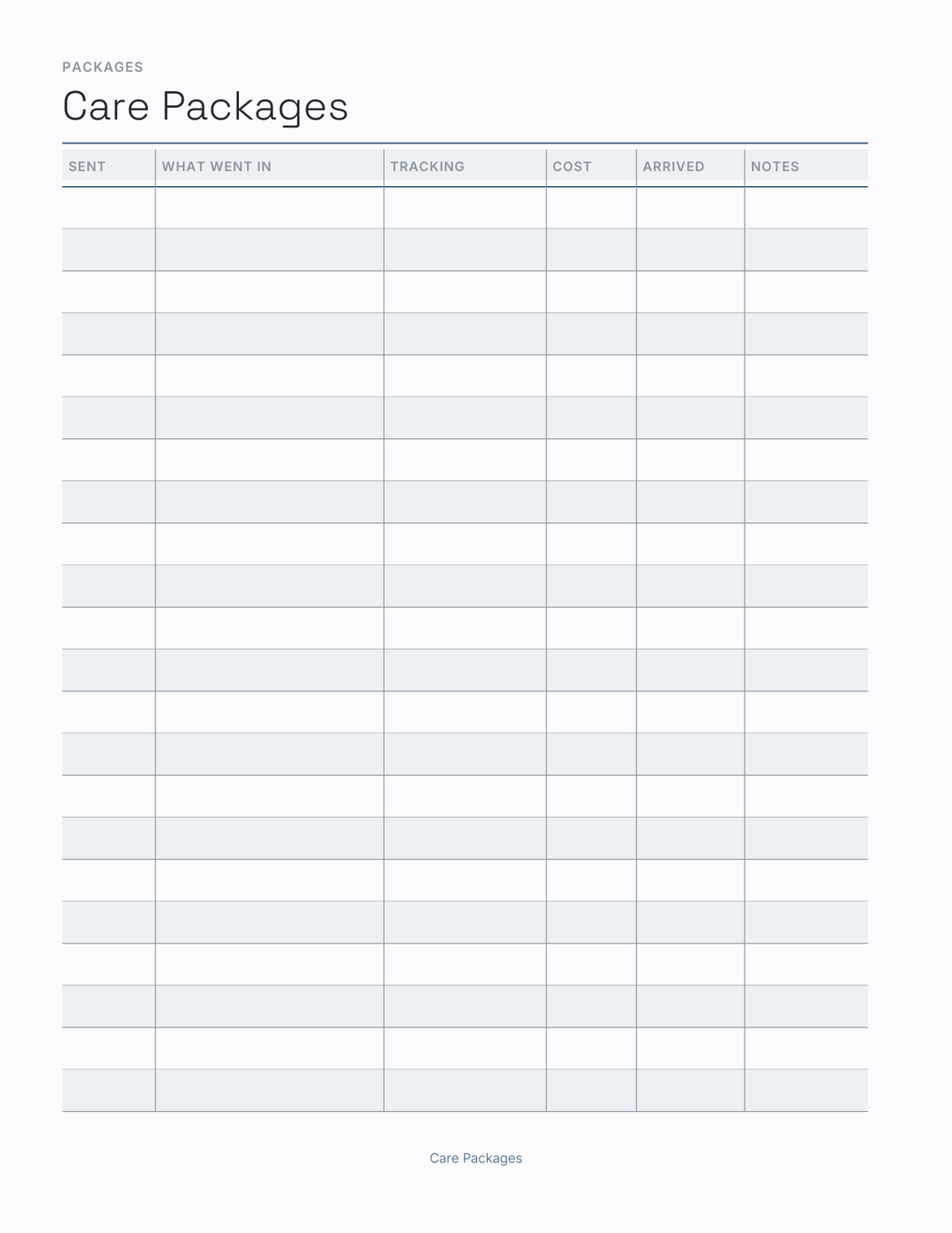 The Deployment Planner 2027 — sample page 4