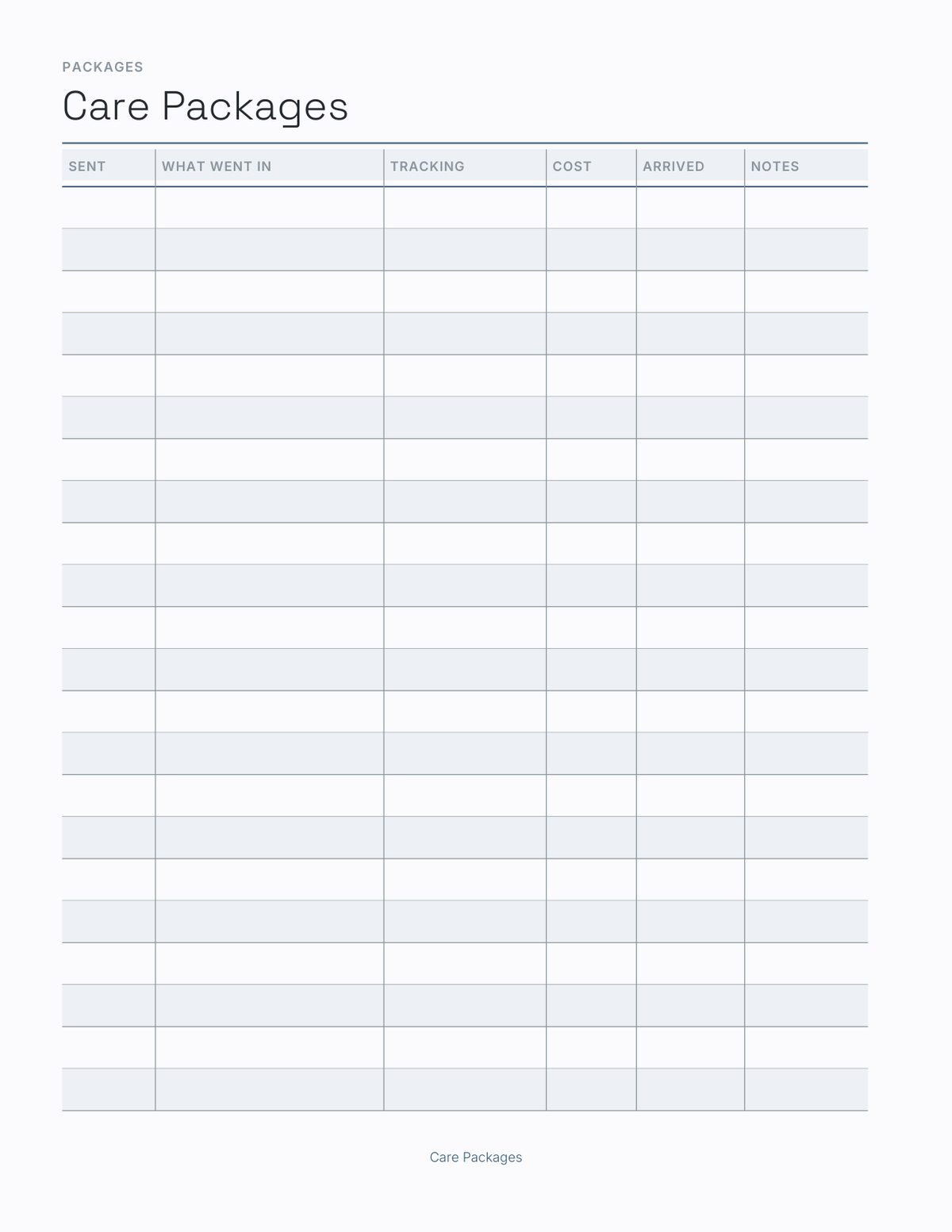 The Deployment Planner 2027 — sample page 4