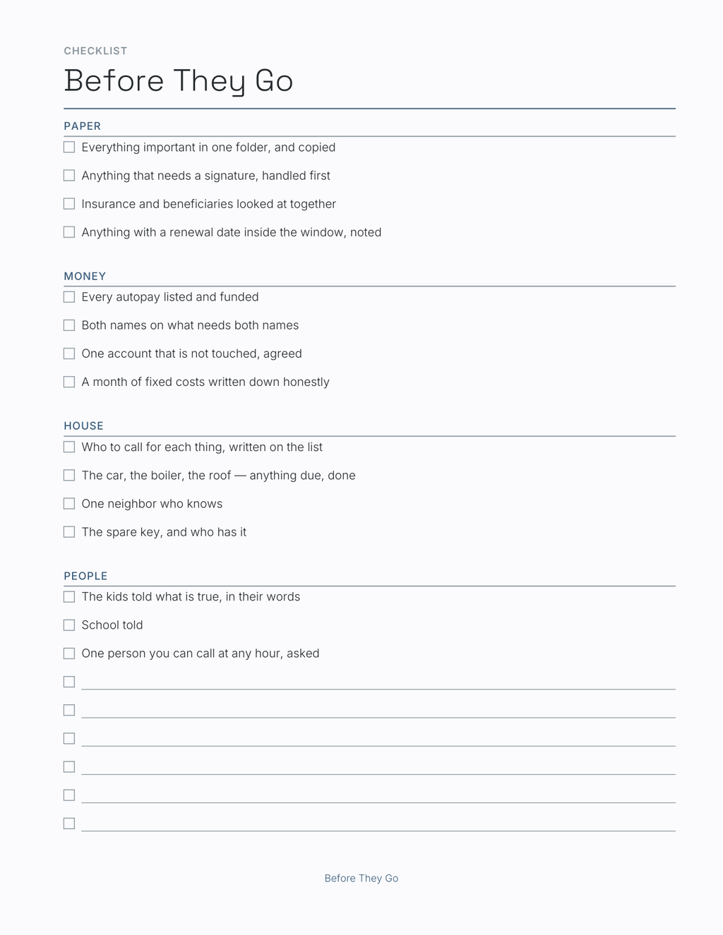 The Deployment Planner 2027 — sample page 5