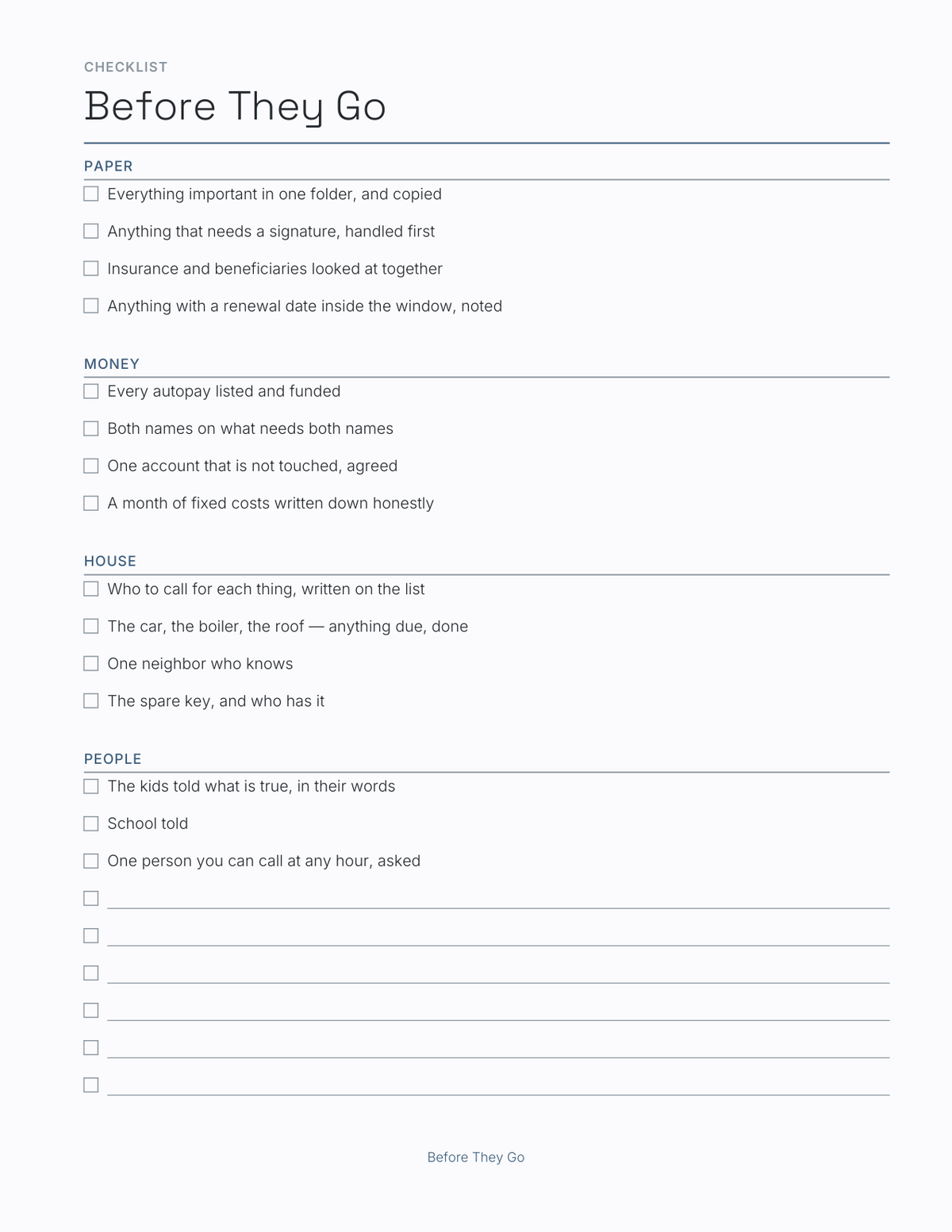 The Deployment Planner 2027 — sample page 5