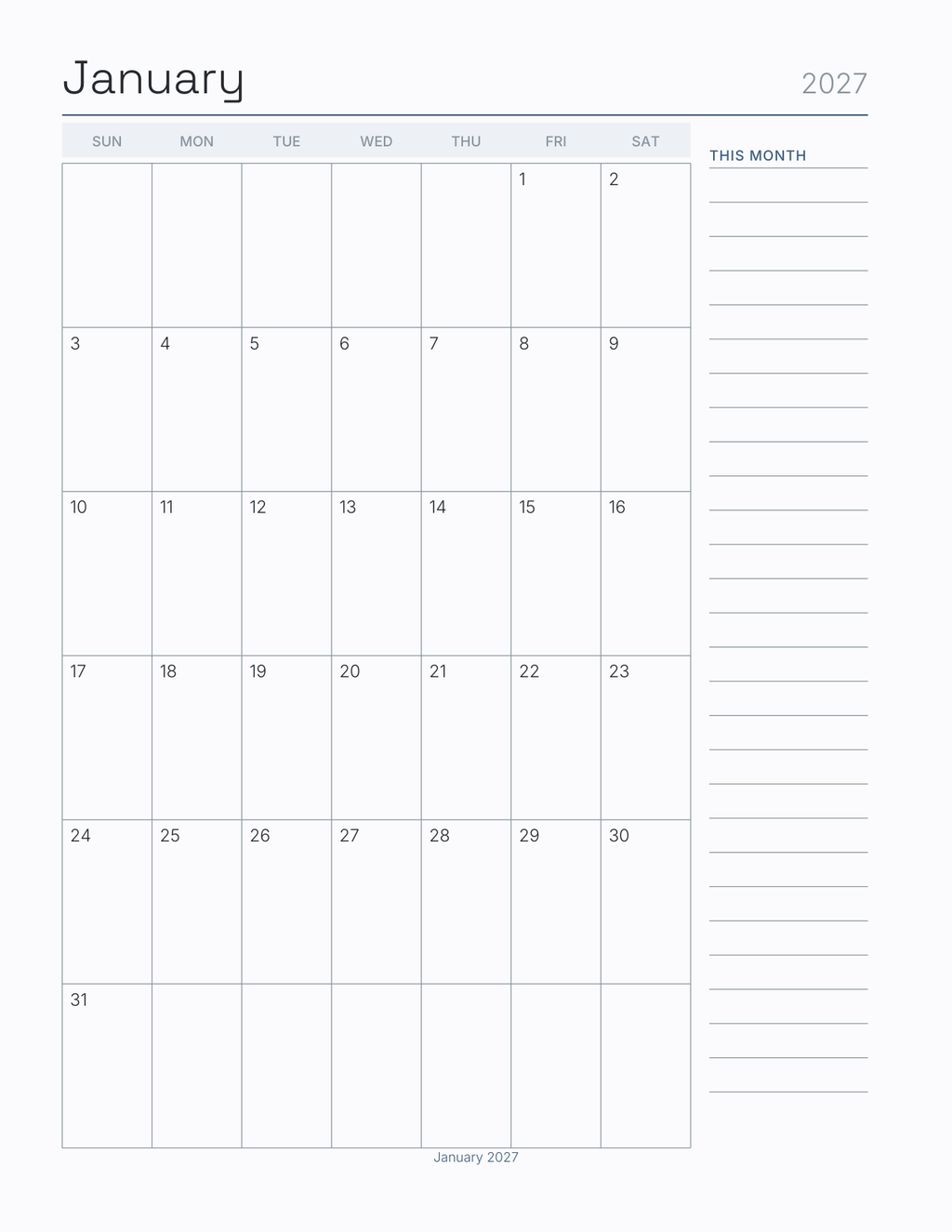 The Deployment Planner 2027 — sample page 6