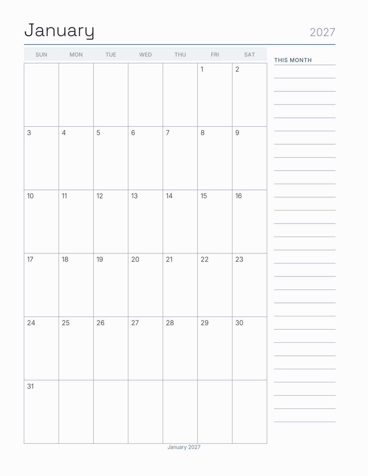 The Deployment Planner 2027 — sample page 6