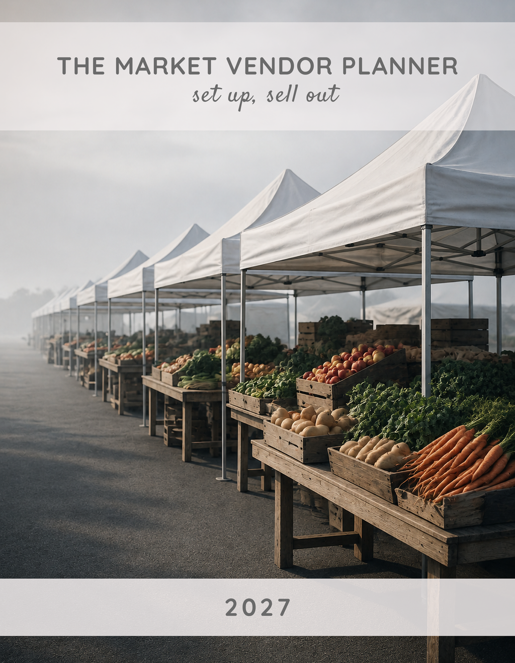 The Market Vendor Planner 2027 cover
