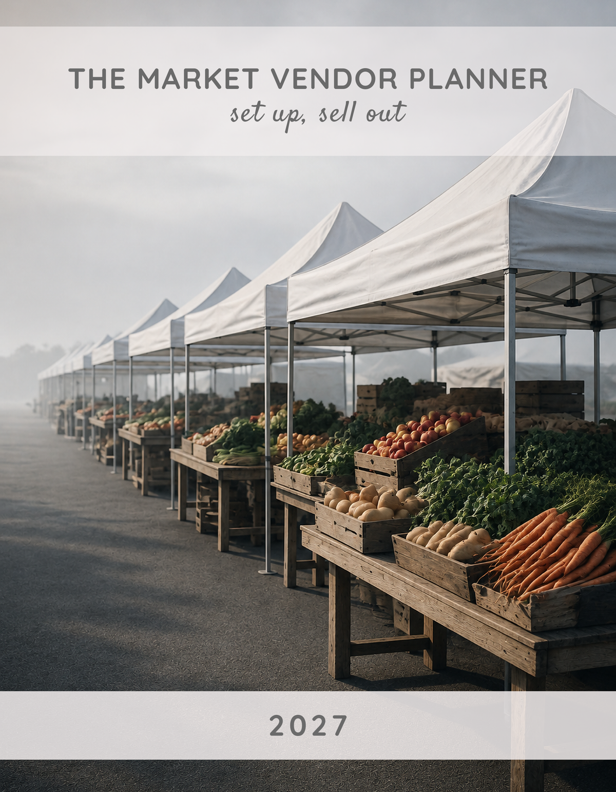 The Market Vendor Planner 2027 cover