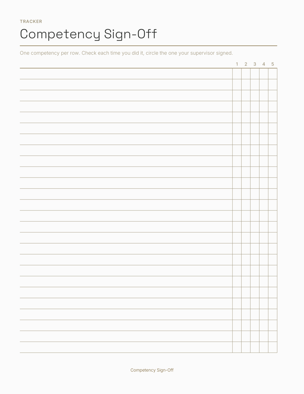 The Trades Apprentice Planner 2027 — sample page 4