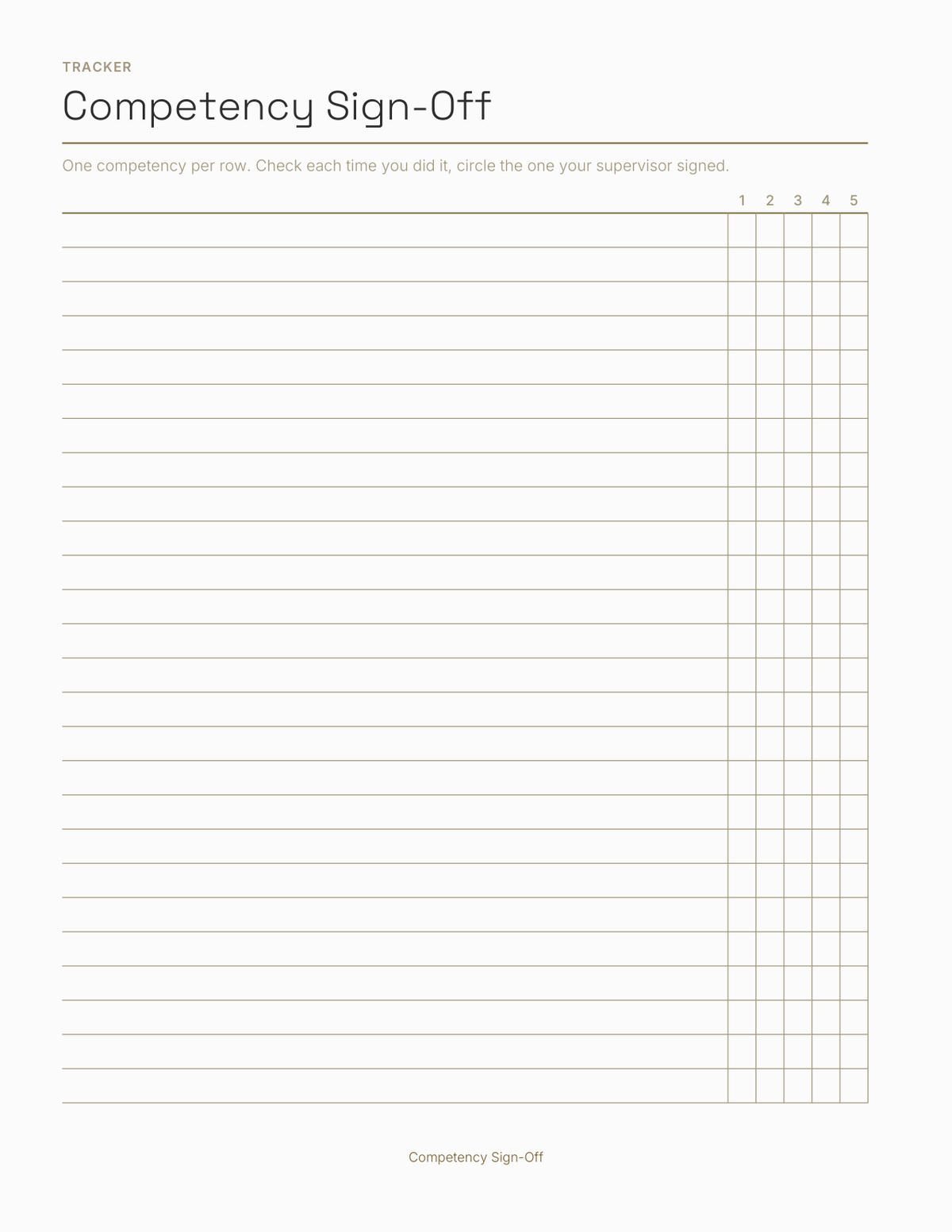 The Trades Apprentice Planner 2027 — sample page 4
