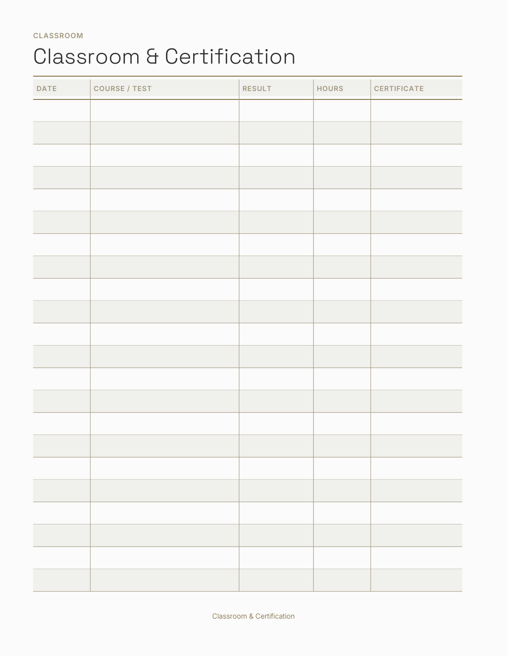 The Trades Apprentice Planner 2027 — sample page 8