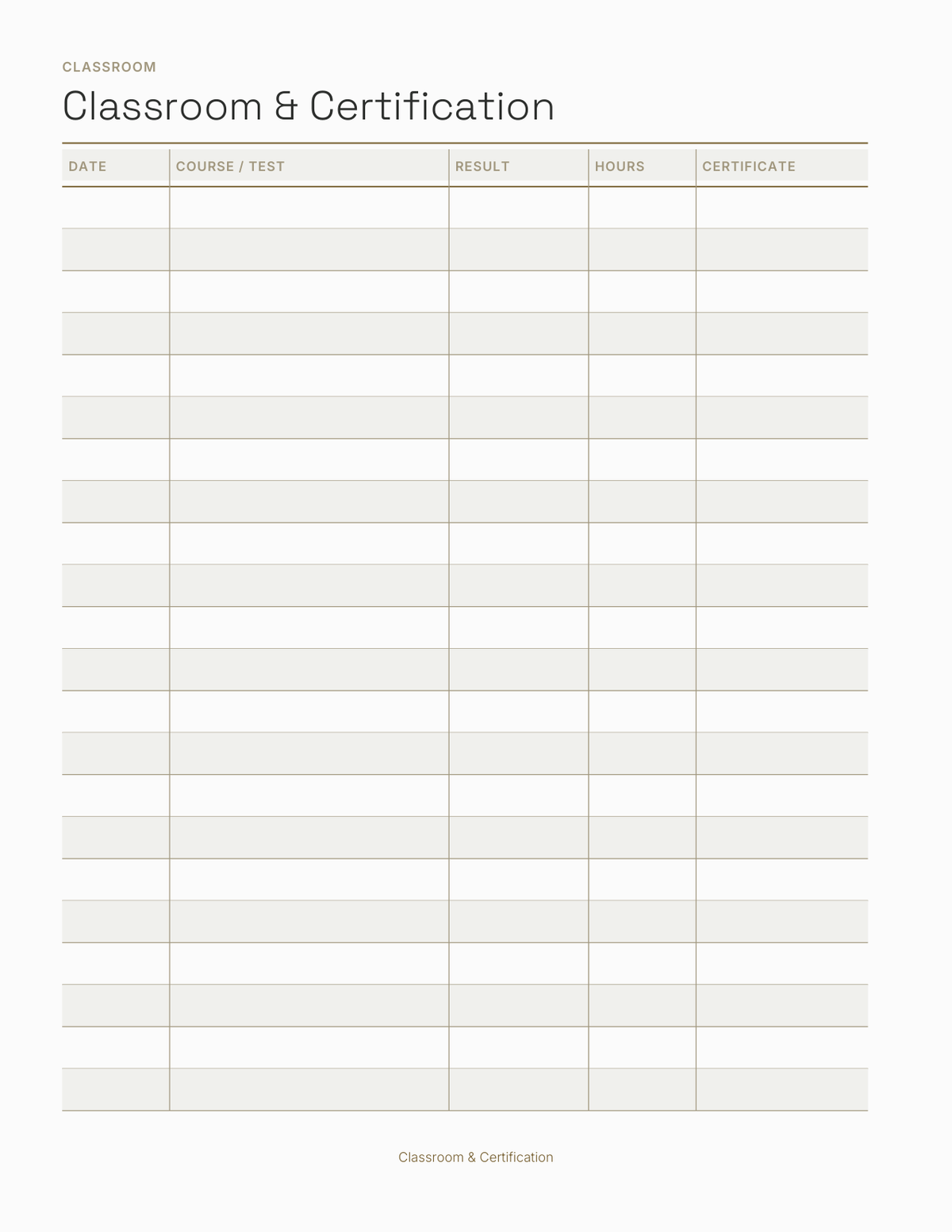 The Trades Apprentice Planner 2027 — sample page 8